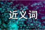 常用含近義詞的成語(yǔ)